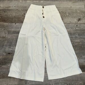 pleated wide leg, Zara pants size S NWT